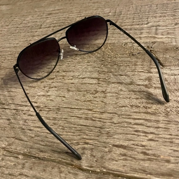 Quay Dirty Habit Aviator Sunglasses. main image 5